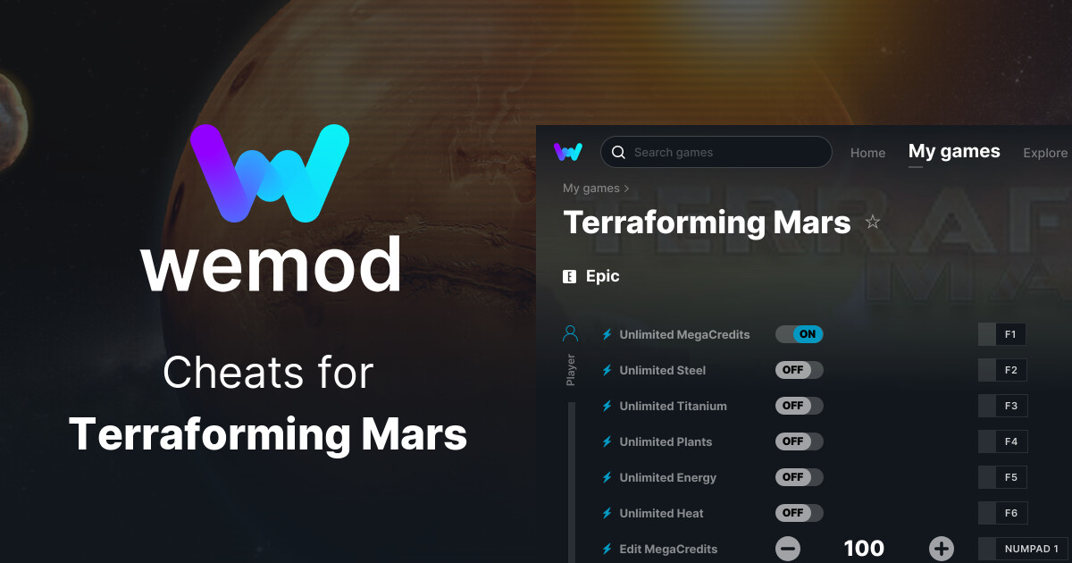 Free Terraforming Mars on Epic Games - Free Games Codes