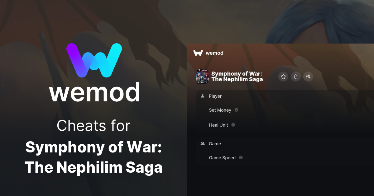 Symphony of War The Nephilim Saga Cheats & Trainers for