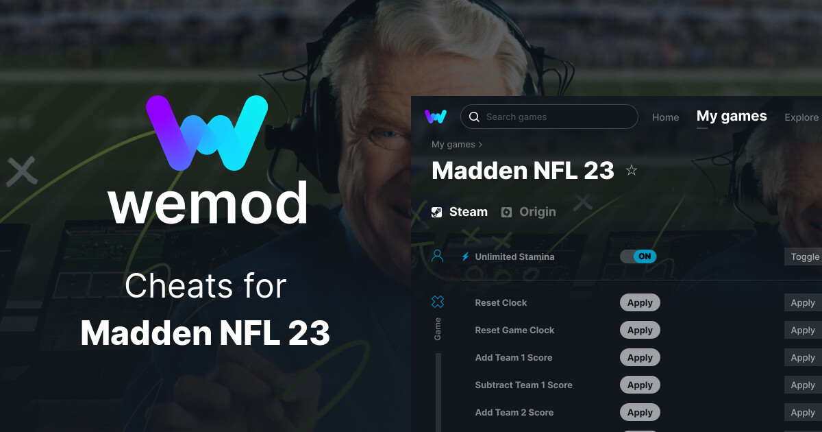 Madden NFL 23 Cheats And Trainers For PC - WeMod