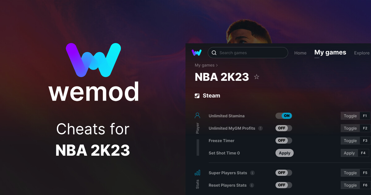 NBA 2K23 Cheats and Trainer for Steam - Trainers - WeMod Community