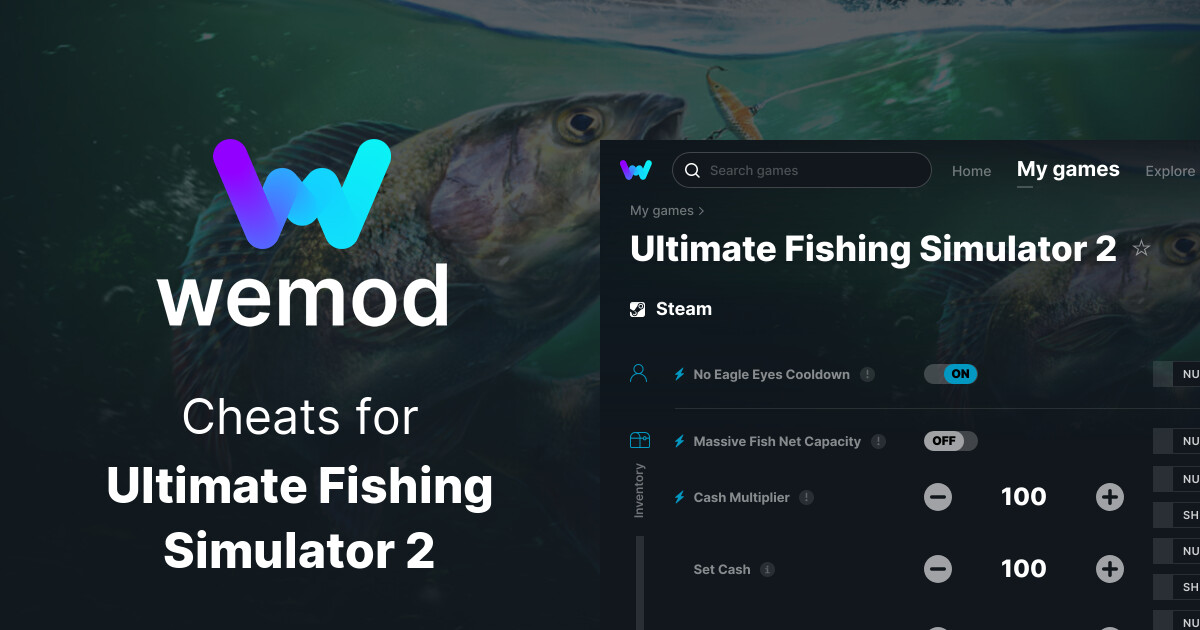 Ultimate Fishing Simulator 2 Cheats And Trainers For PC - WeMod