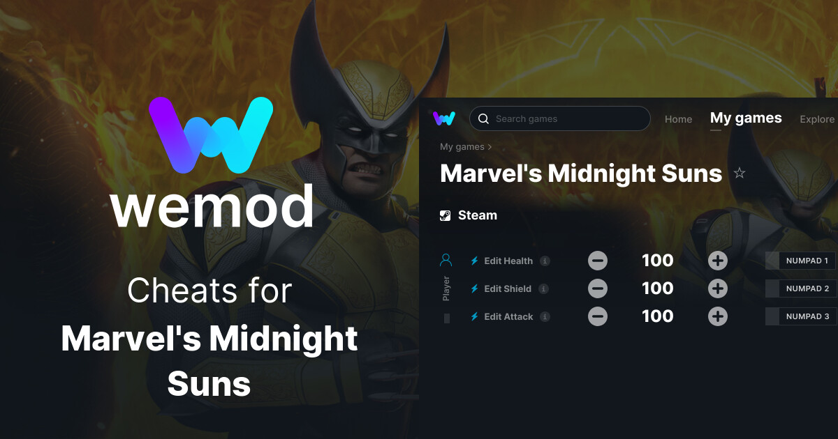 Marvel's Midnight Suns Cheats and Trainer for Steam - Trainers