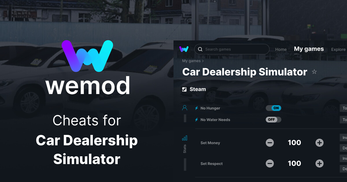 Car Dealership Simulator Cheats & Trainers for PC WeMod