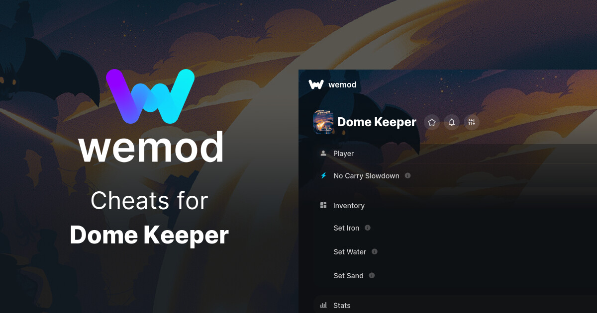 Dome Keeper Cheats & Trainers for PC | WeMod