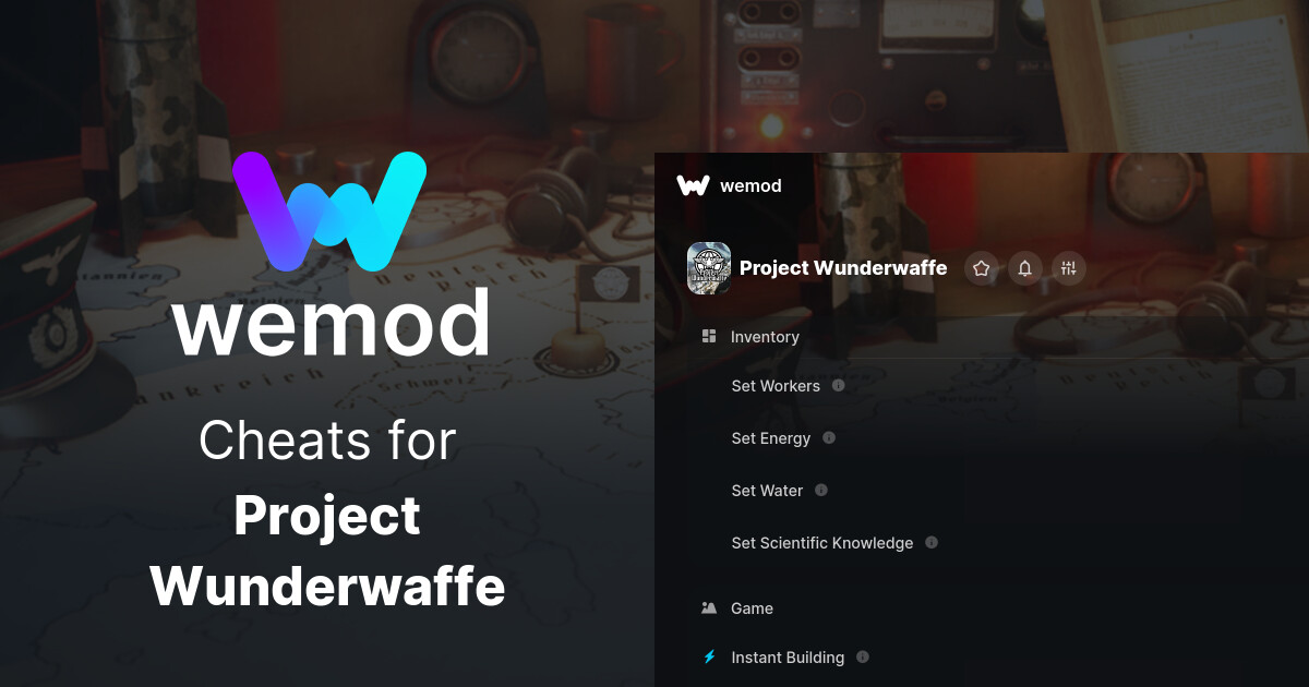 Project Wunderwaffe Achievements for Steam | WeMod
