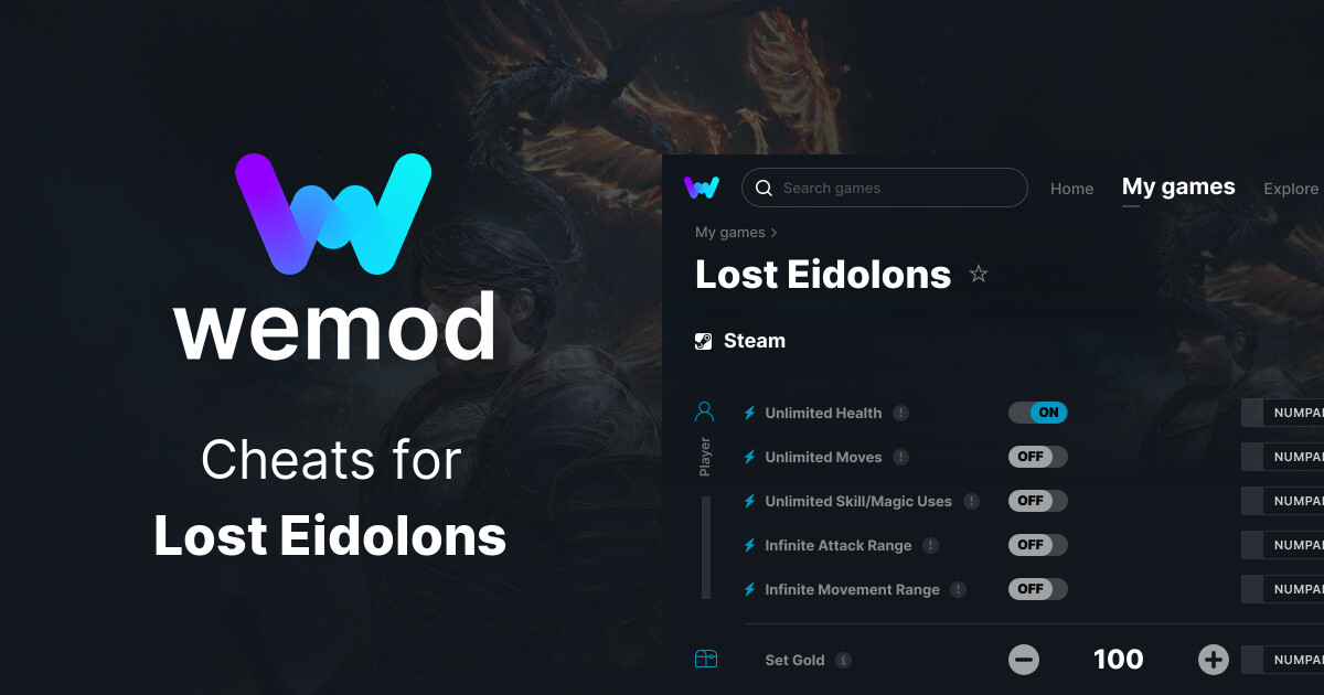 Lost Eidolons Cheats Trainers For PC WeMod   V3 