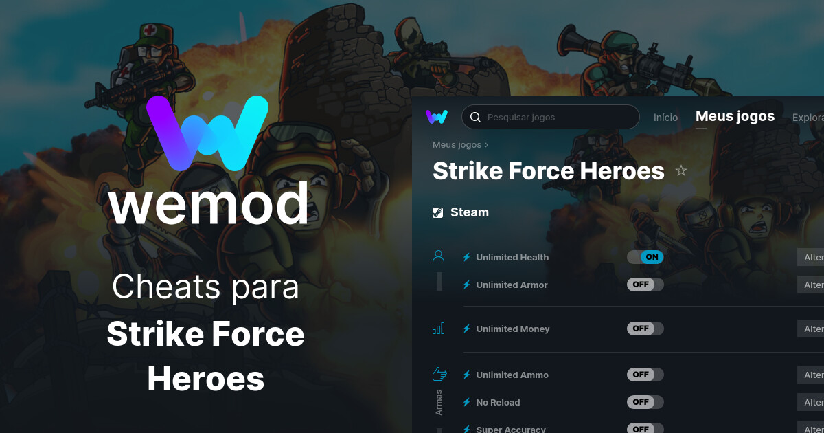 Strike Force Heroes em Jogos na Internet