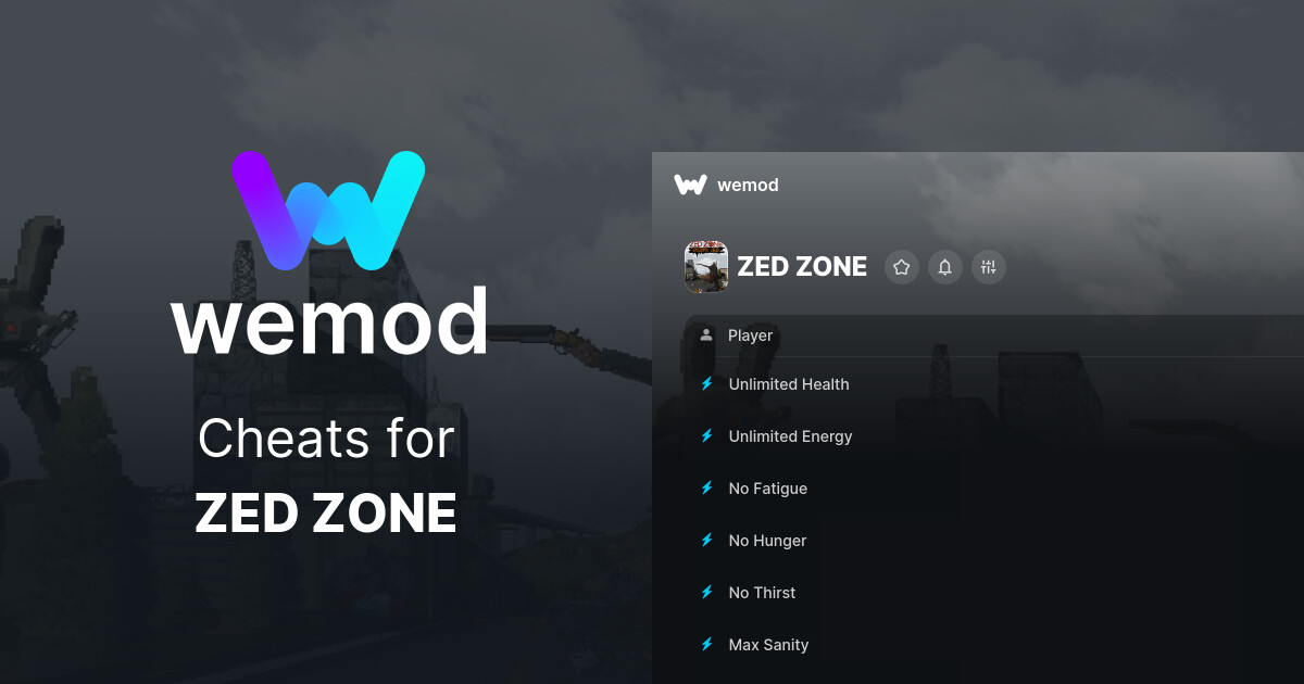 ZED ZONE Cheats & Trainers for PC | WeMod