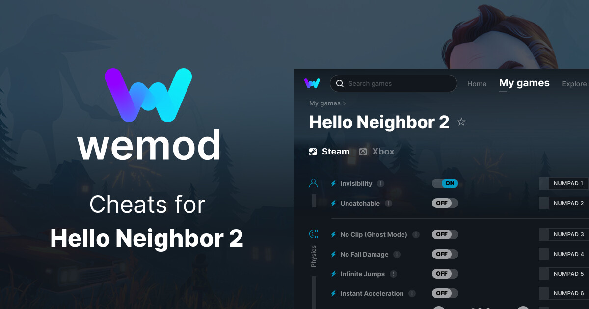 cheat trainer hello neighbor