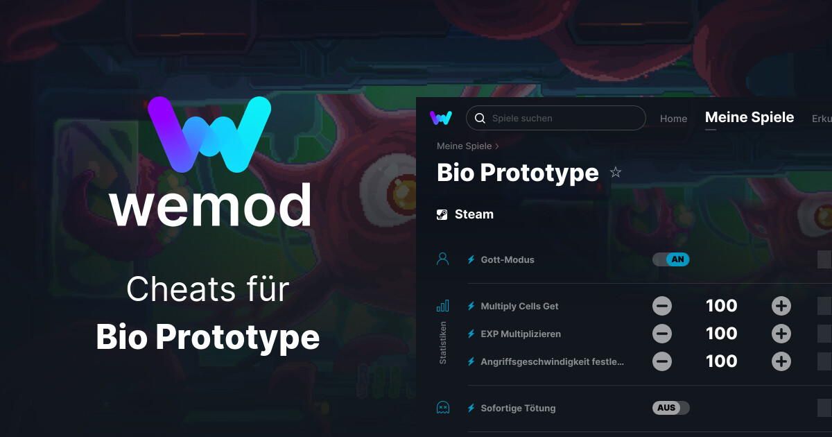 Bio Prototype Cheats & Trainer für PC WeMod