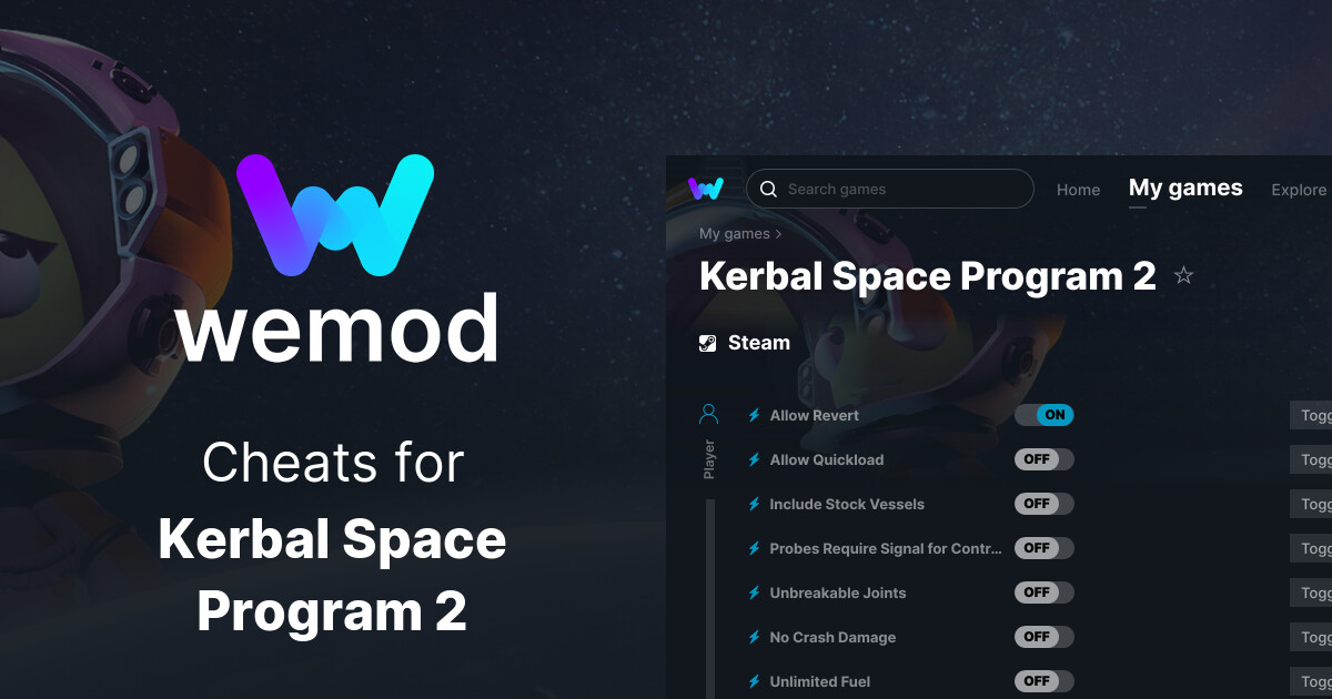 Kerbal Space Program 2 Cheats Trainers For PC WeMod   V3 