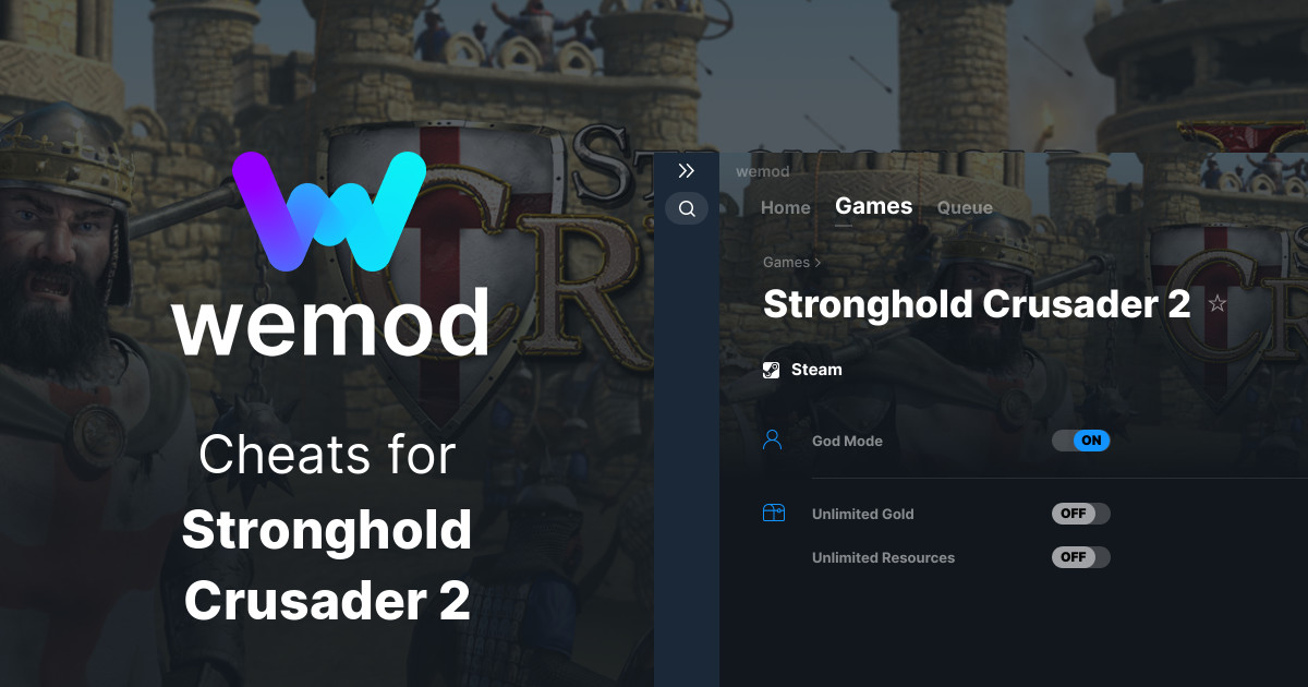 stronghold crusader 2 cheats trainer