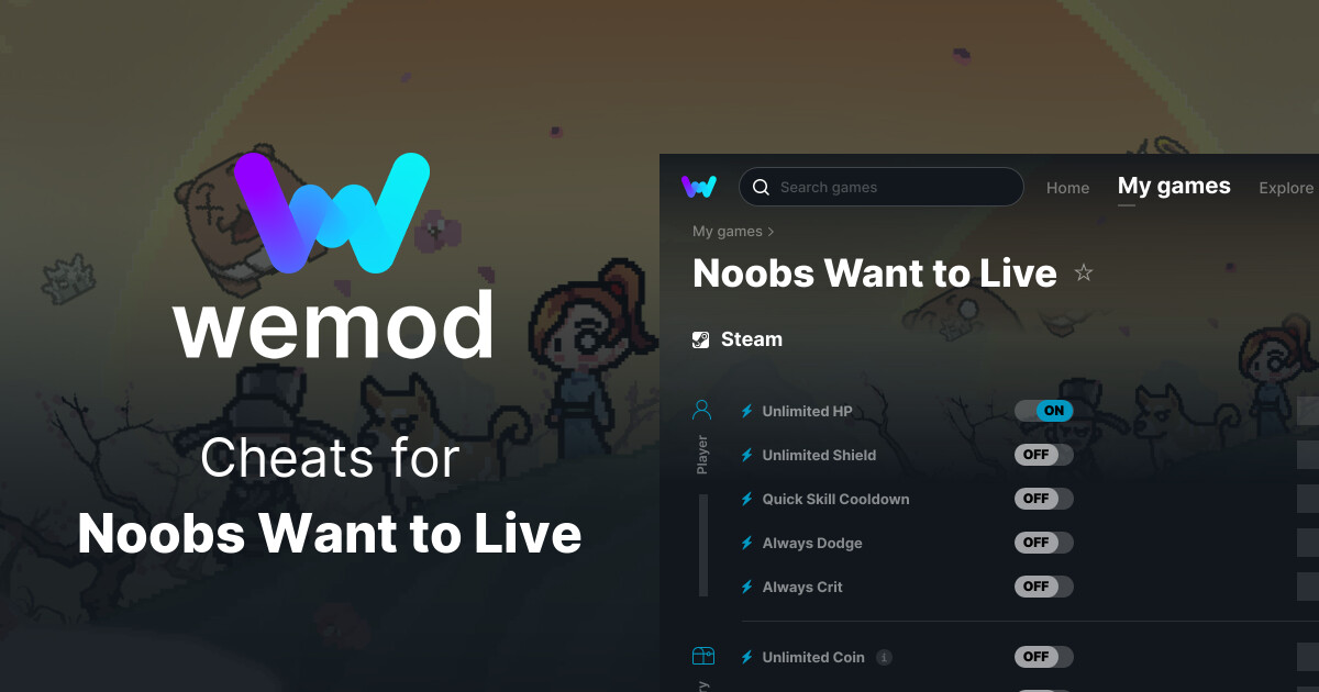 Noobs Want to Live on Steam