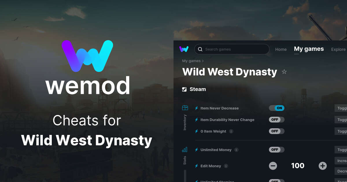 Wild West Dynasty no Steam