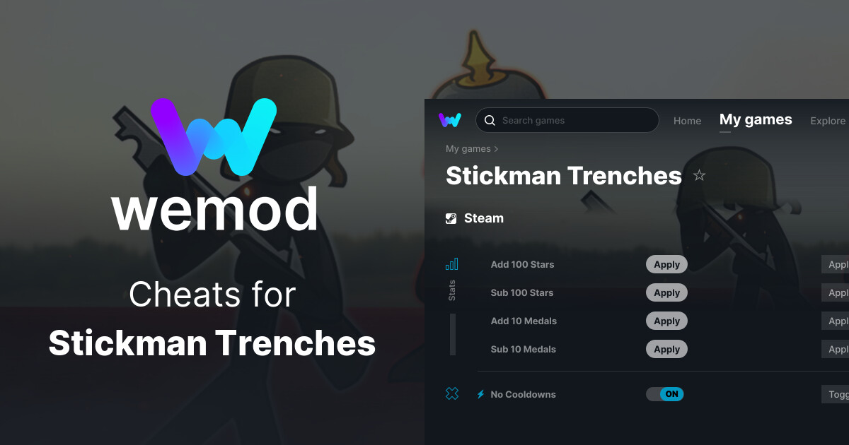 Stickman Trenches Cheats And Trainers For Pc Wemod