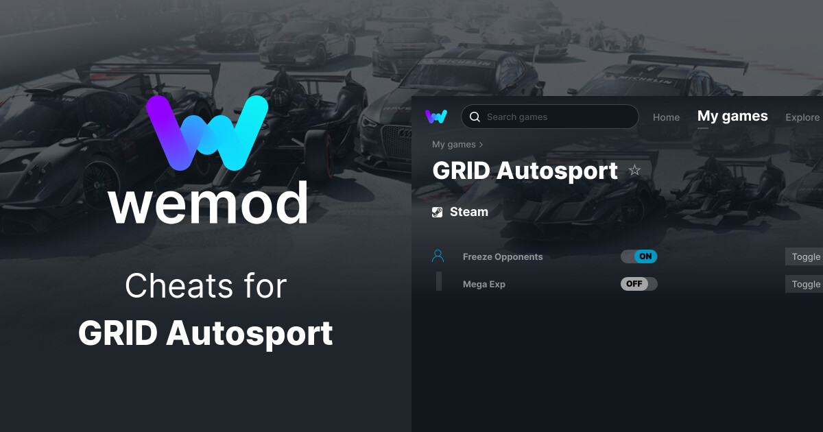 GRID Autosport Cheats & Trainers for PC