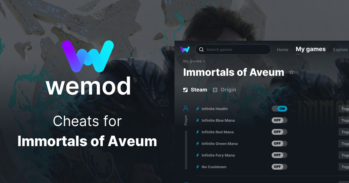 Immortals of Aveum Achievements for Steam WeMod