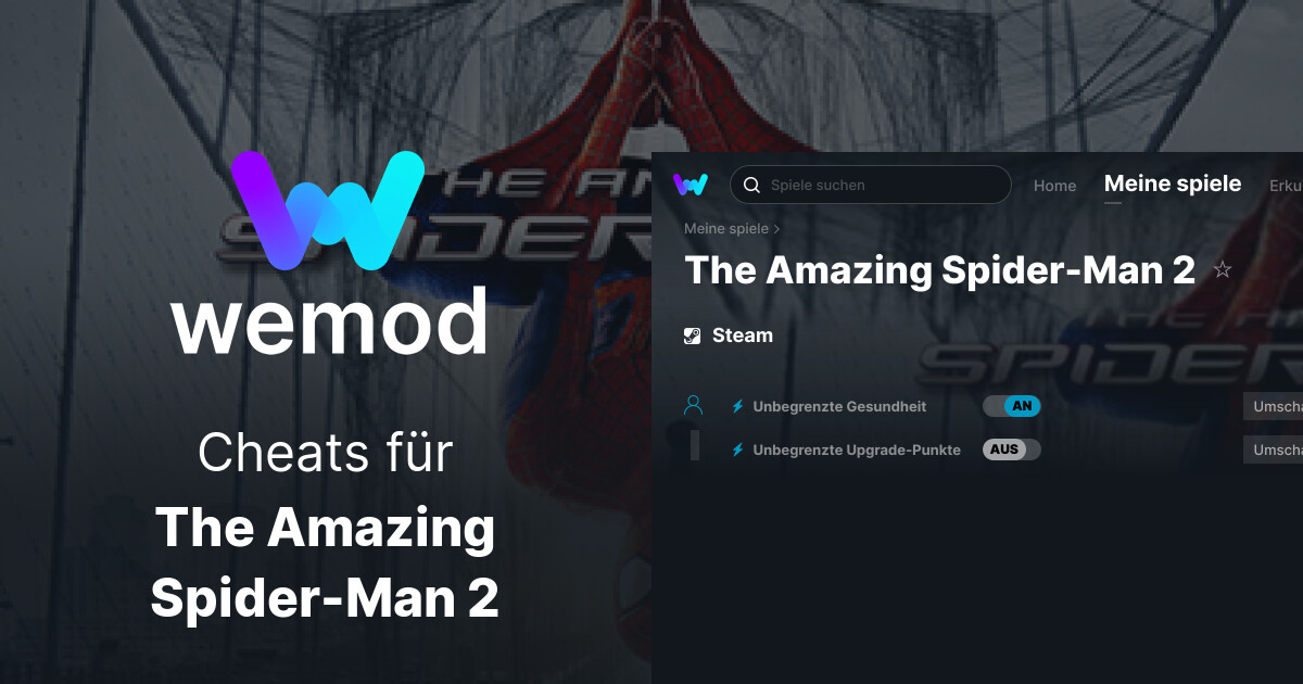 The Amazing Spider Man 2 Cheats And Trainer Für Pc Wemod