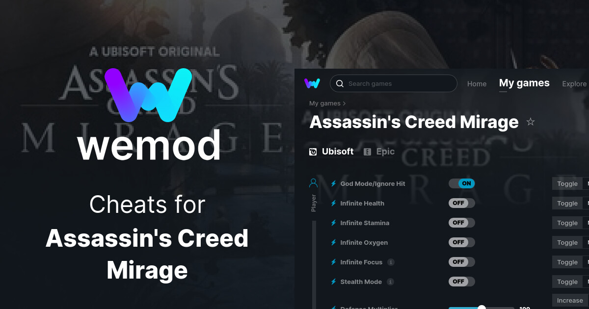 Assassin's Creed Origins God Mode XP boost Cheats Trainer 