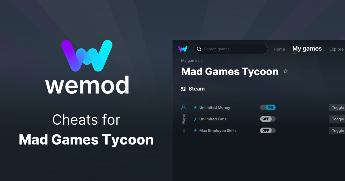 Mad Games Tycoon no Steam