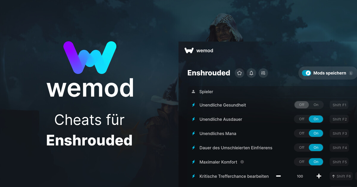 Enshrouded Cheats, Trainer und Karten für PC | WeMod