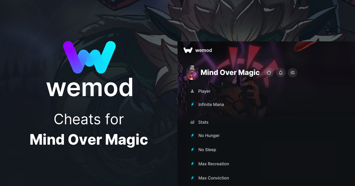 Mind Over Magic Cheats & Trainers for PC - WeMod