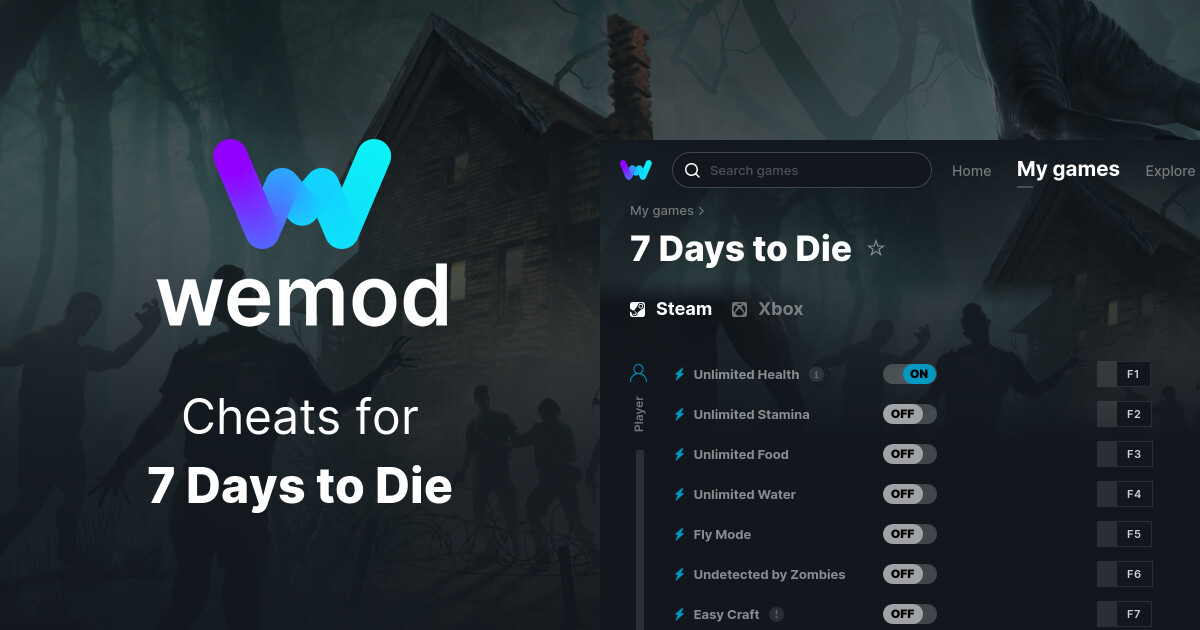 7 Days to Die Cheats & Trainers for PC