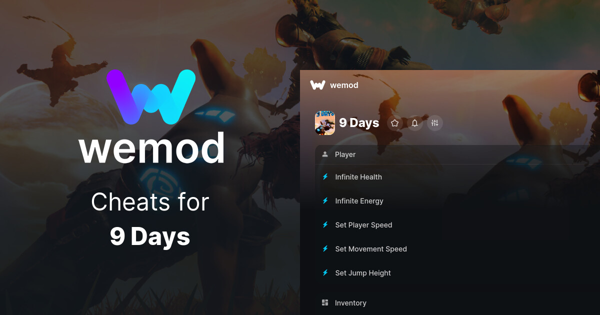 9 Days Cheats Trainers For Pc Wemod