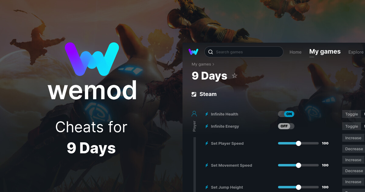 9 Days Cheats & Trainers for PC | WeMod