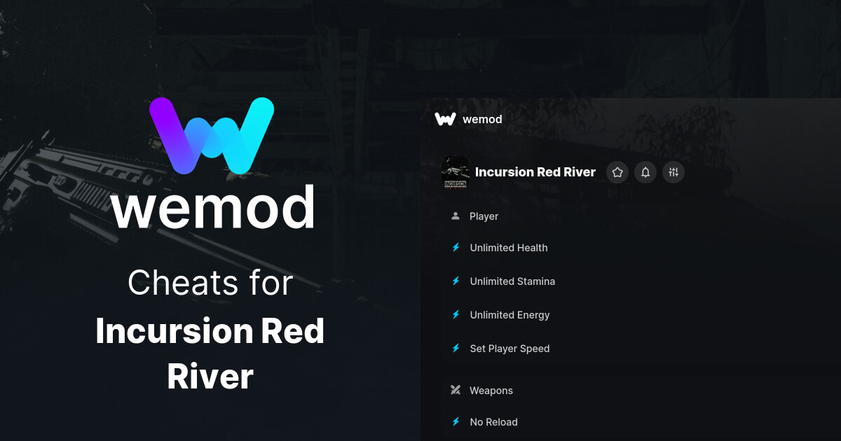 Incursion Red River Cheats & Trainers for PC | WeMod