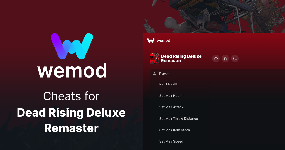Dead Rising Deluxe Remaster Cheats & Trainers for PC | WeMod