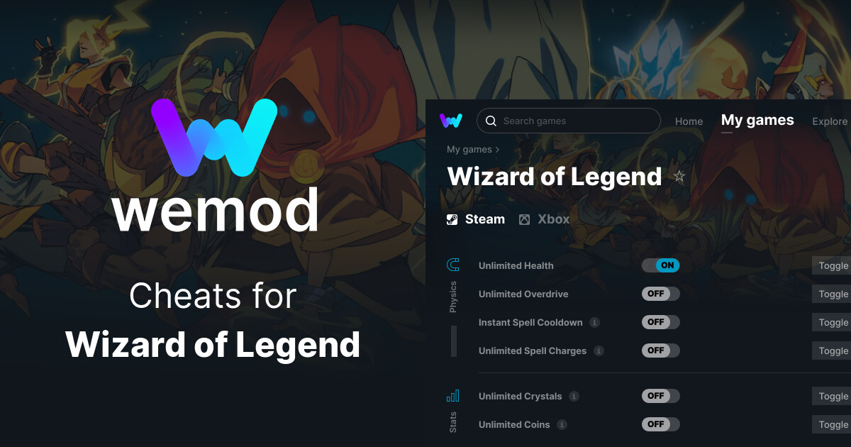 Wizard of Legend Cheats & Trainers for PC