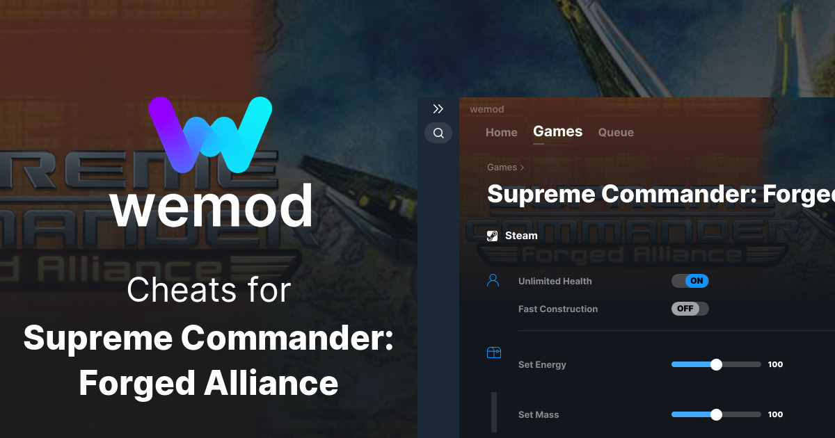cheats for supreme commander forged alliance