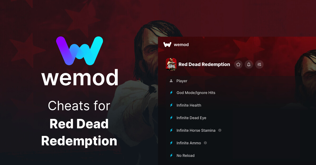 Red Dead Redemption Cheats & Trainers for PC - WeMod