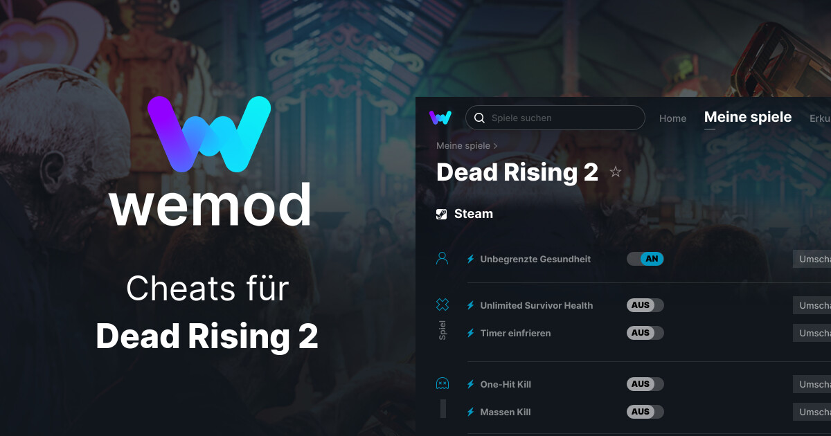 Dead Rising 2 Cheats & Trainer für PC WeMod