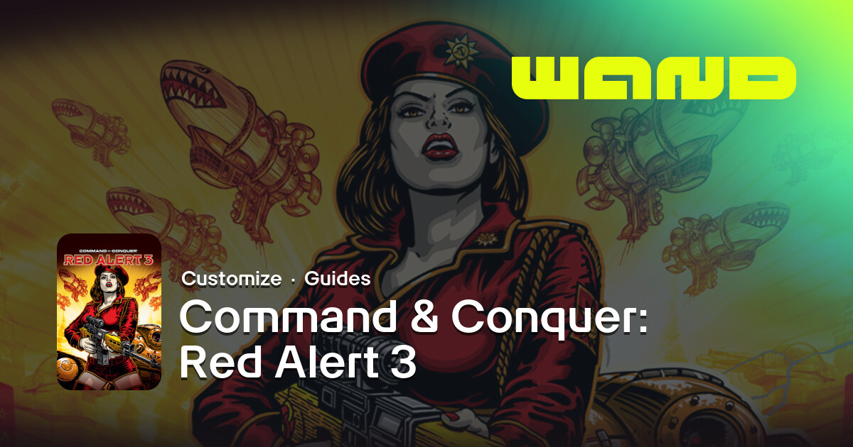 Command & Conquer: Red Alert 3 Game Help for PC | Wand