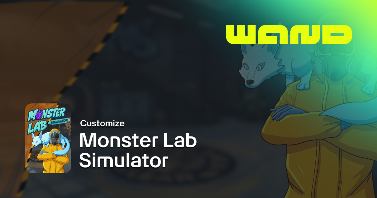 Monster Lab Simulator Game Help for PC | Wand