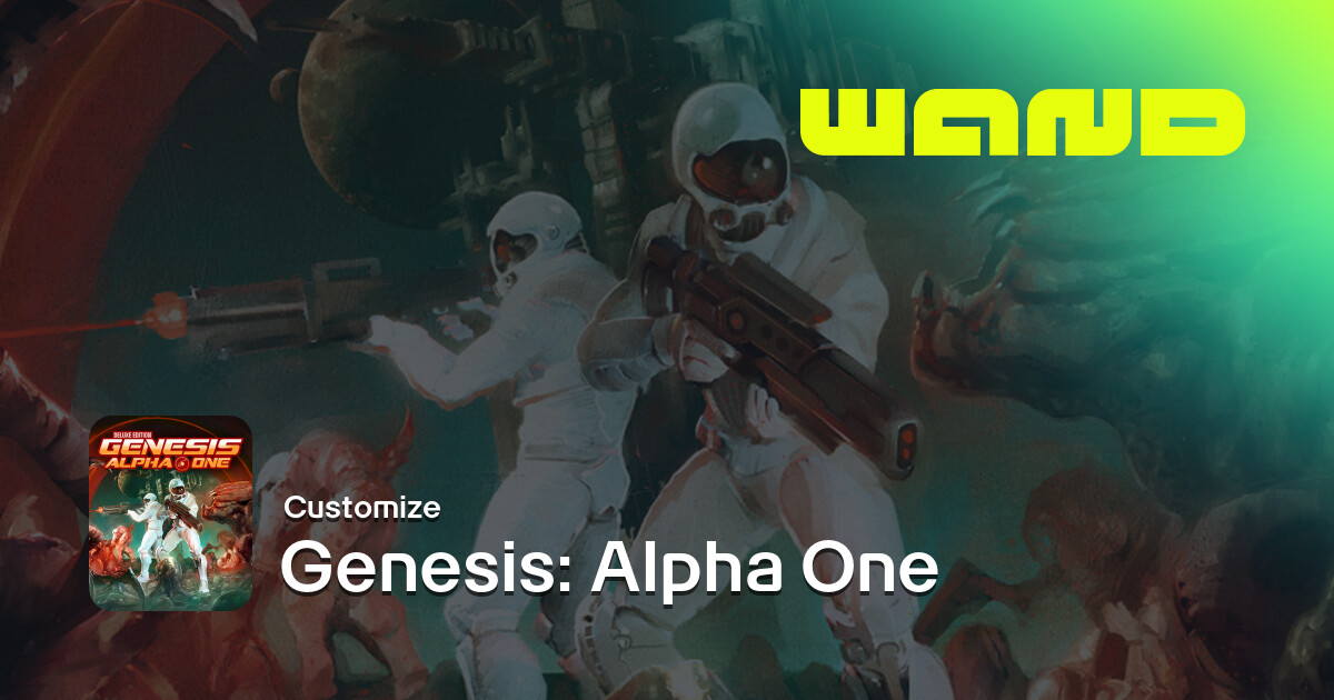 Genesis: Alpha One Game Help for PC | Wand