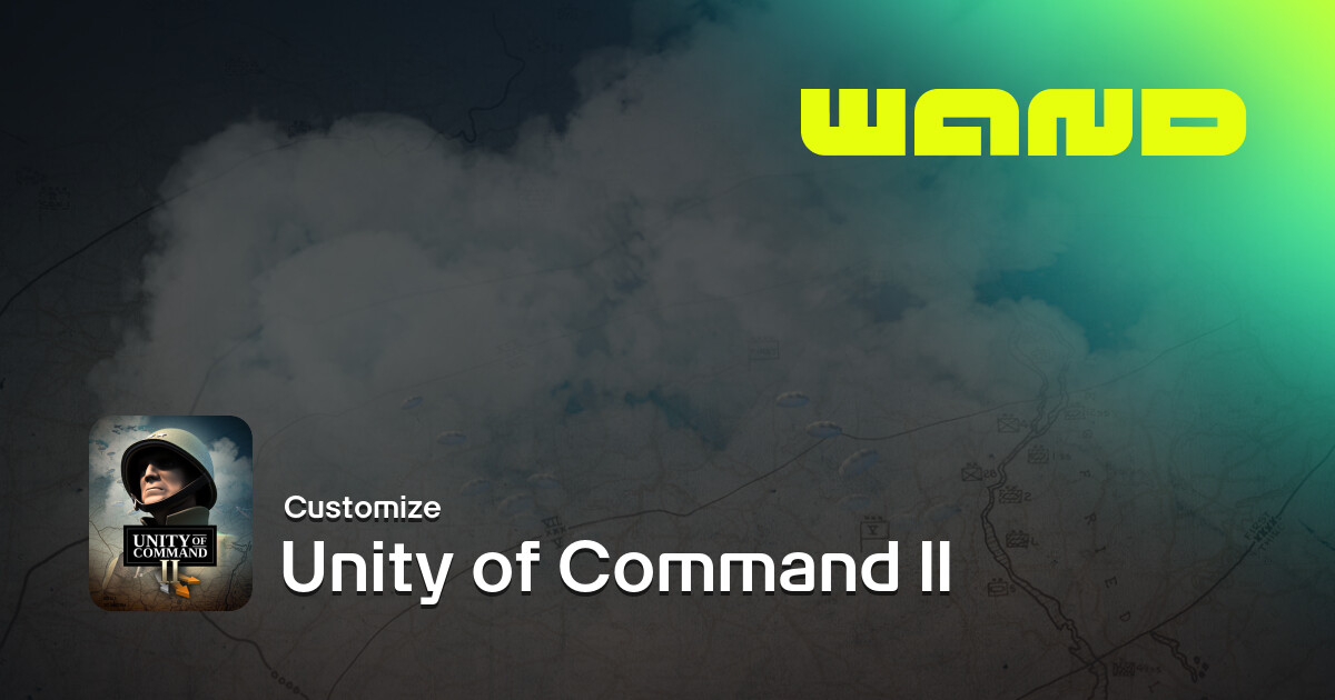 Unity of Command II Game Help for PC | Wand
