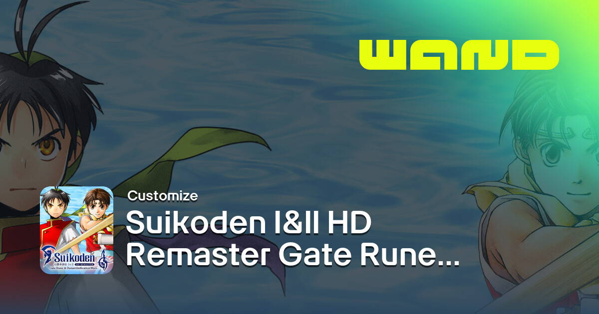 Suikoden I&II HD Remaster Gate Rune and Dunan Unification Wars Game ...