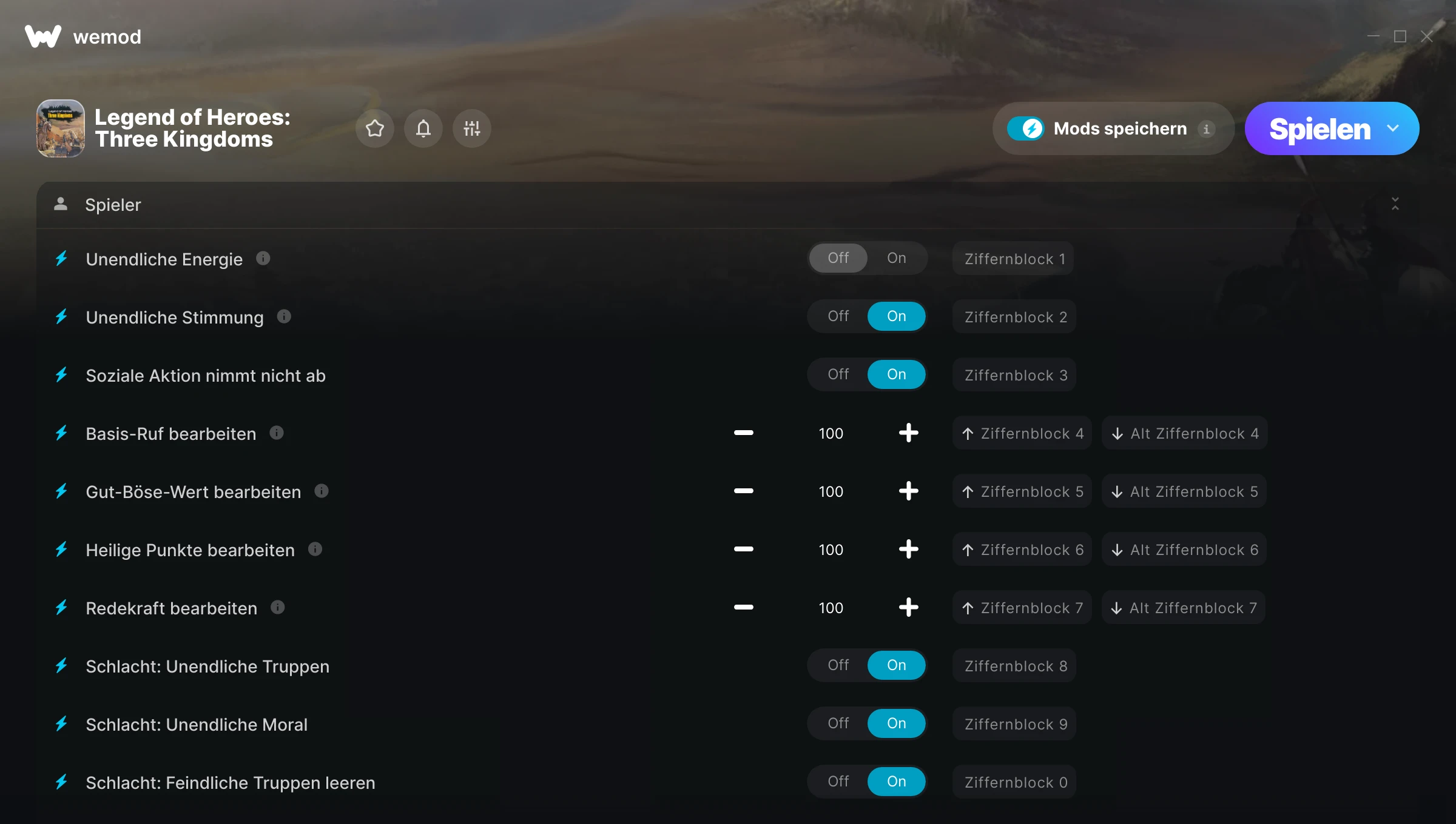 Legend of Heroes: Three Kingdoms Cheats Screenshot