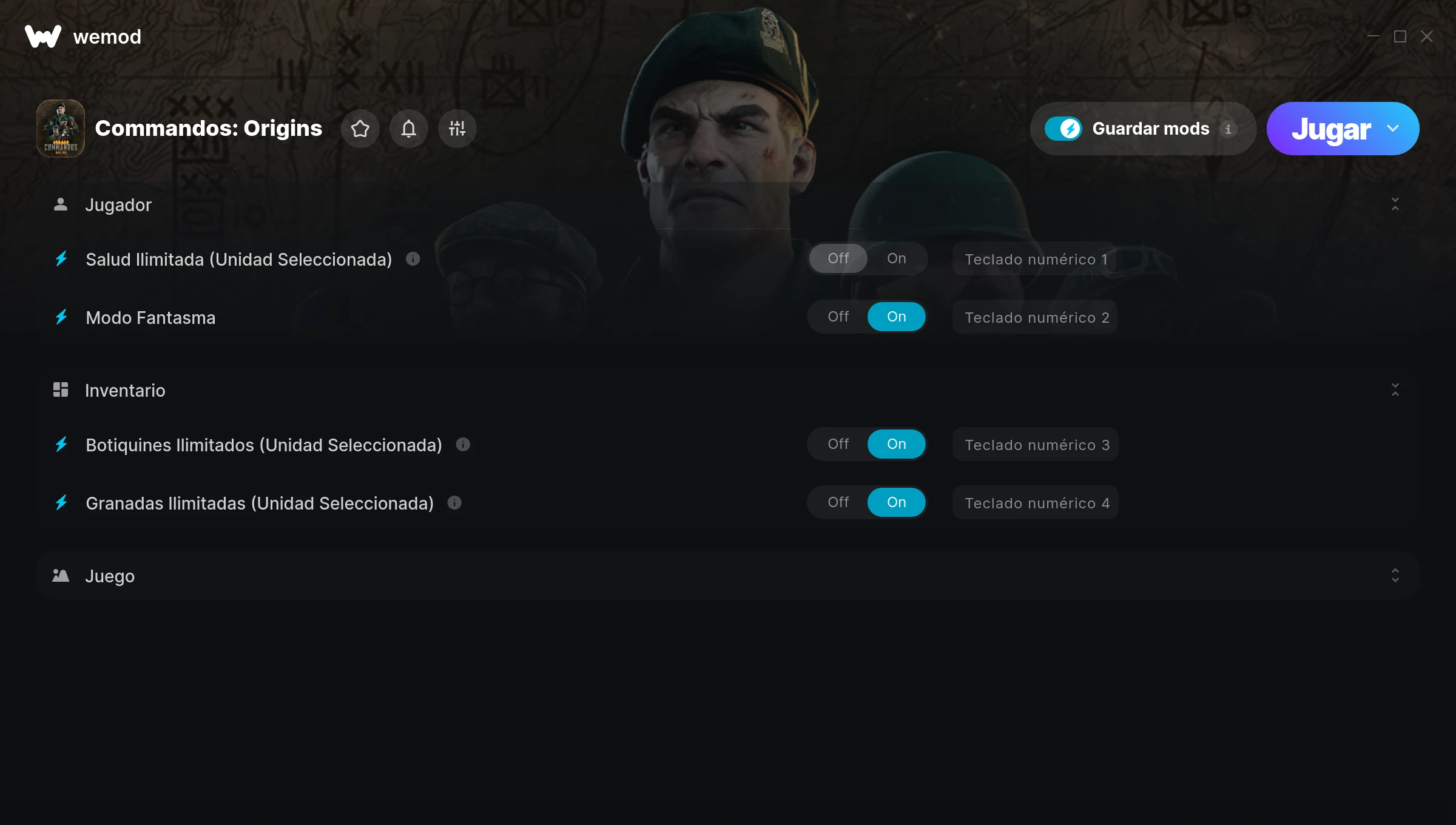 Captura de pantalla de las trampas de Commandos: Origins