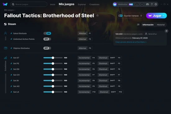 captura de pantalla de las trampas de Fallout Tactics: Brotherhood of Steel