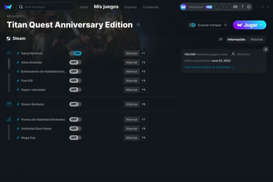 captura de pantalla de las trampas de Titan Quest Anniversary Edition