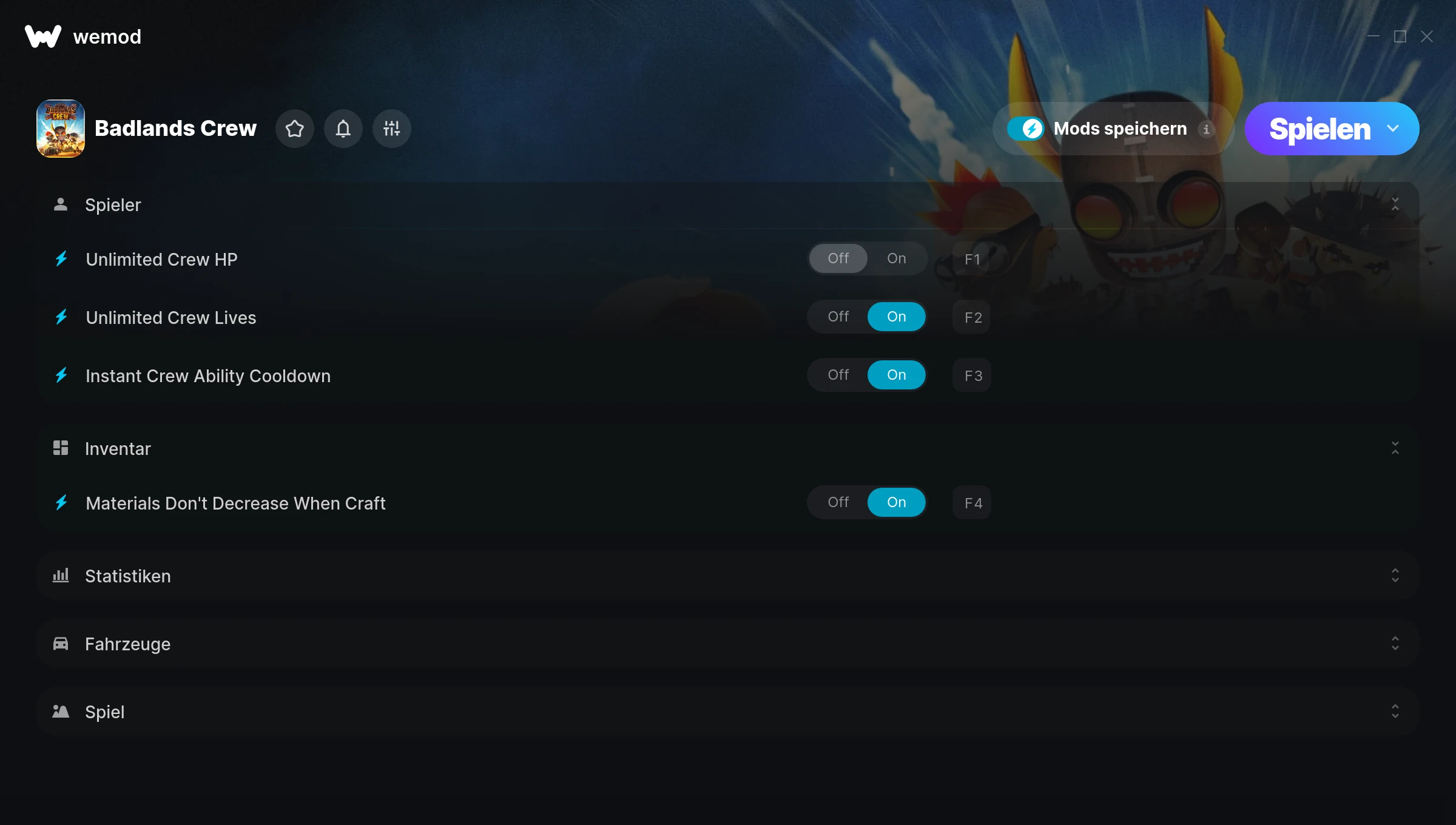 Badlands Crew Cheats Screenshot