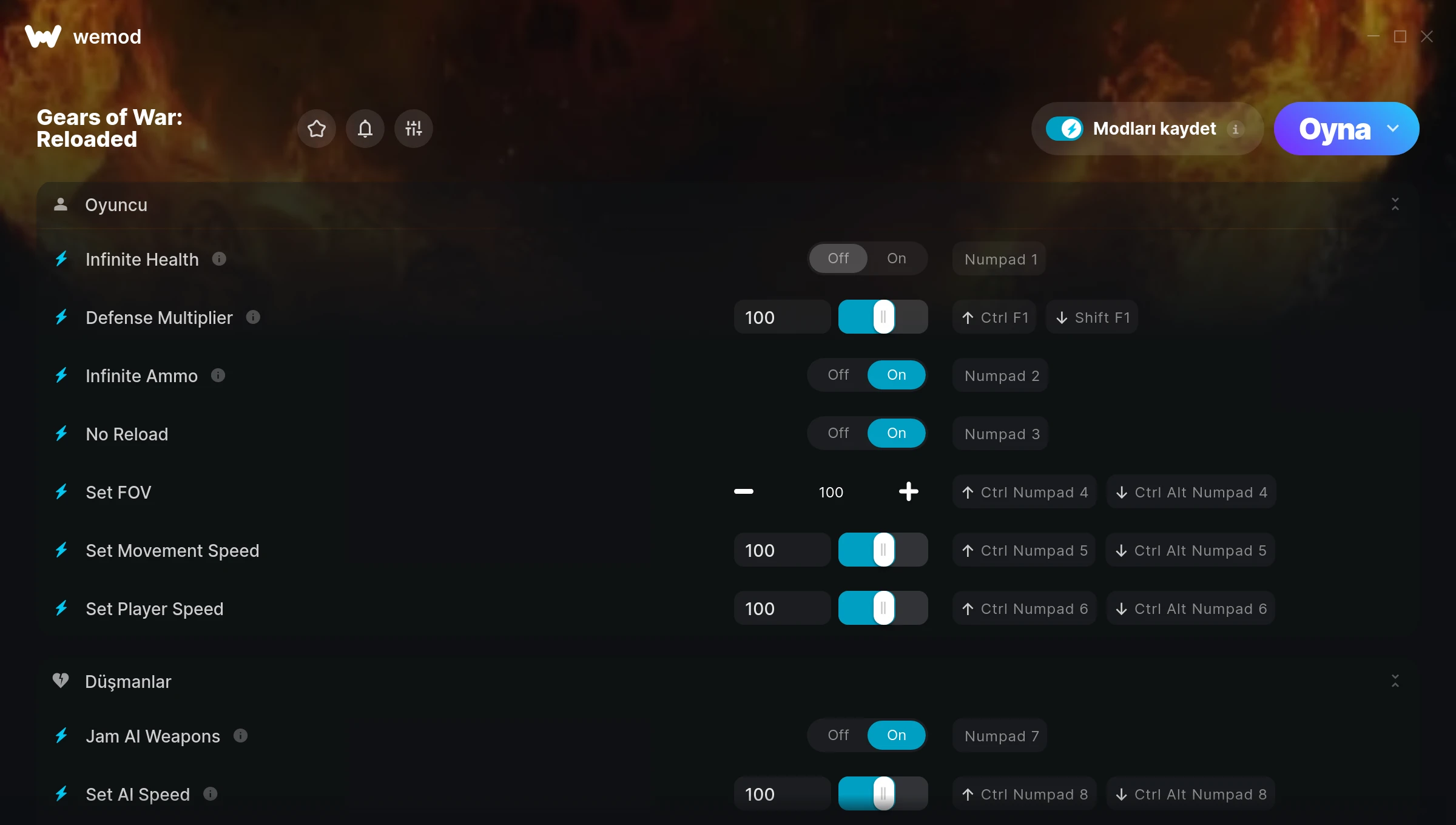 Gears of War: Reloaded hilelerinin ekran görüntüsü