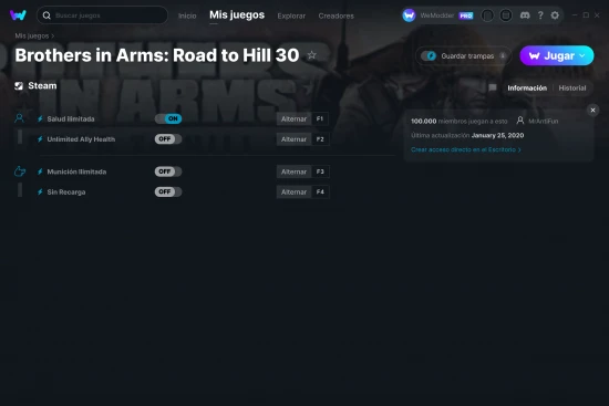 captura de pantalla de las trampas de Brothers in Arms: Road to Hill 30