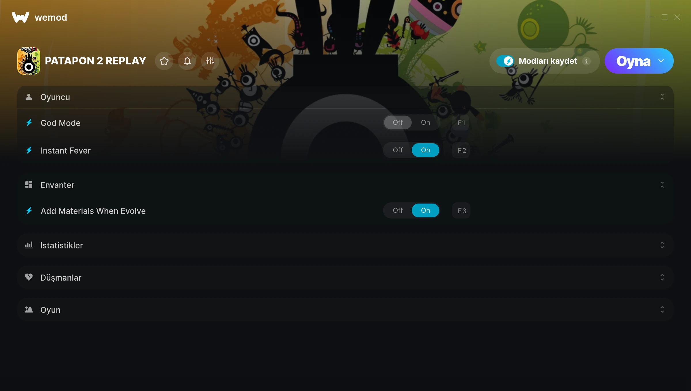 PATAPON 2 REPLAY hilelerinin ekran görüntüsü