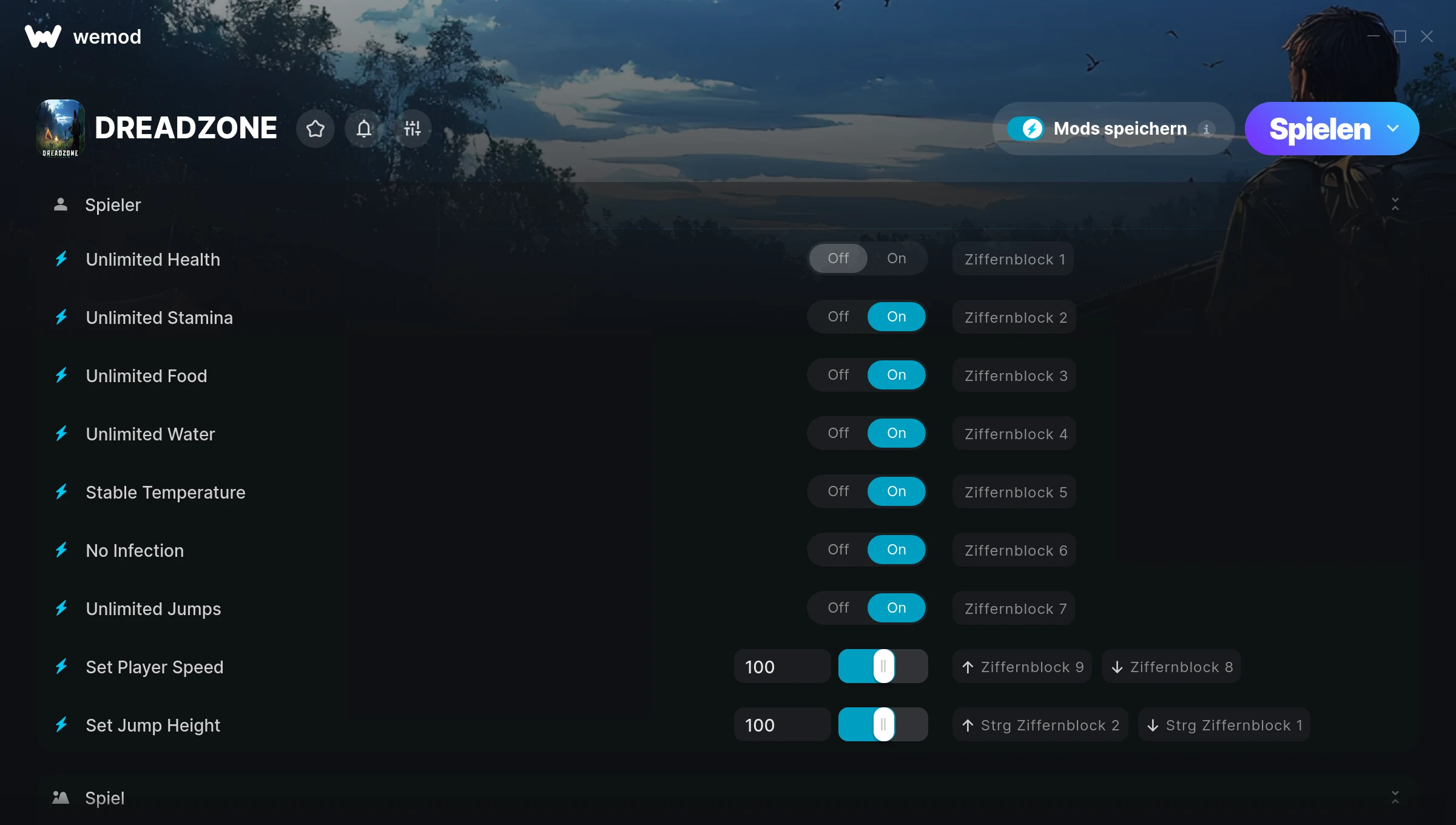 DREADZONE Cheats Screenshot