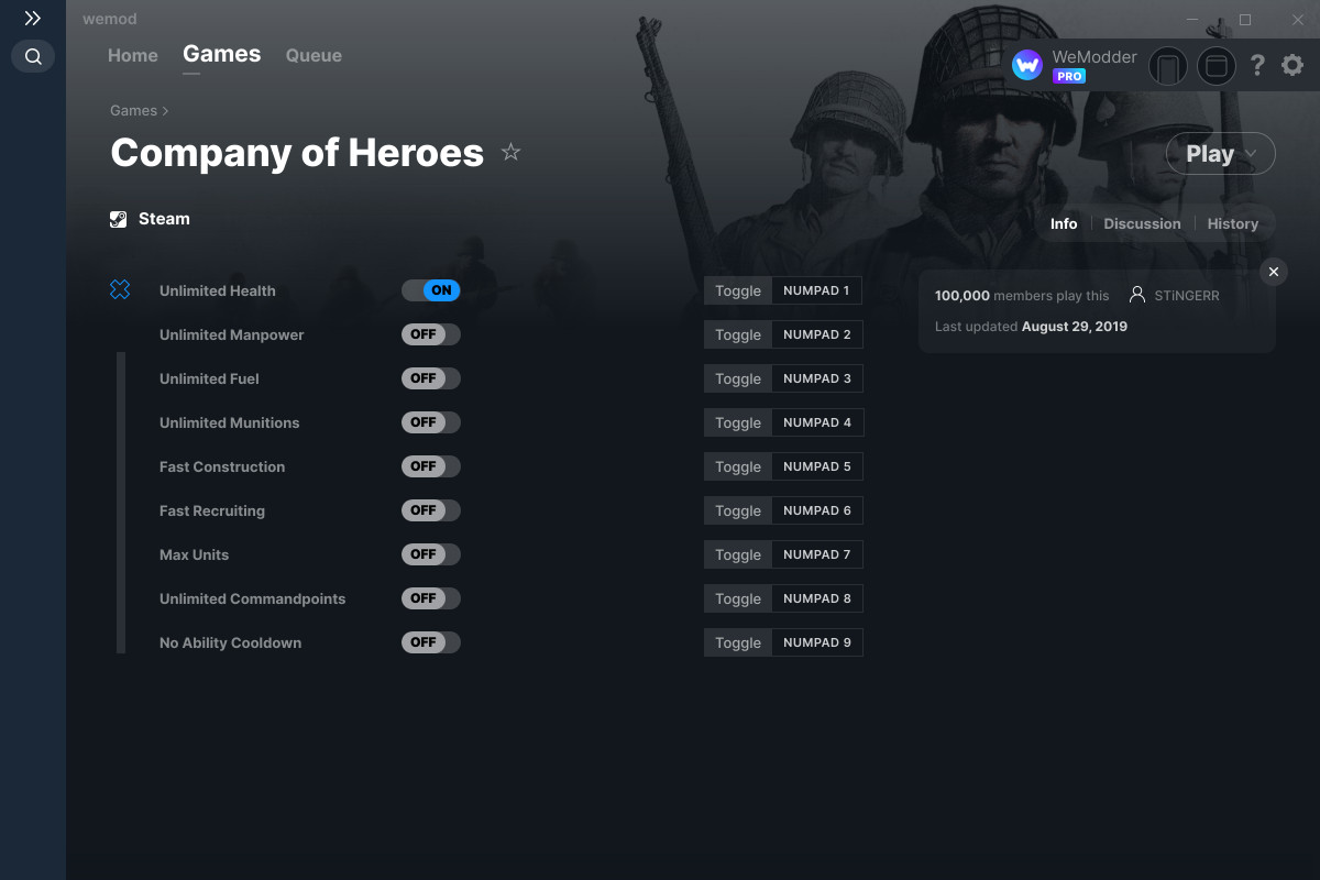 company of heroes money cheats